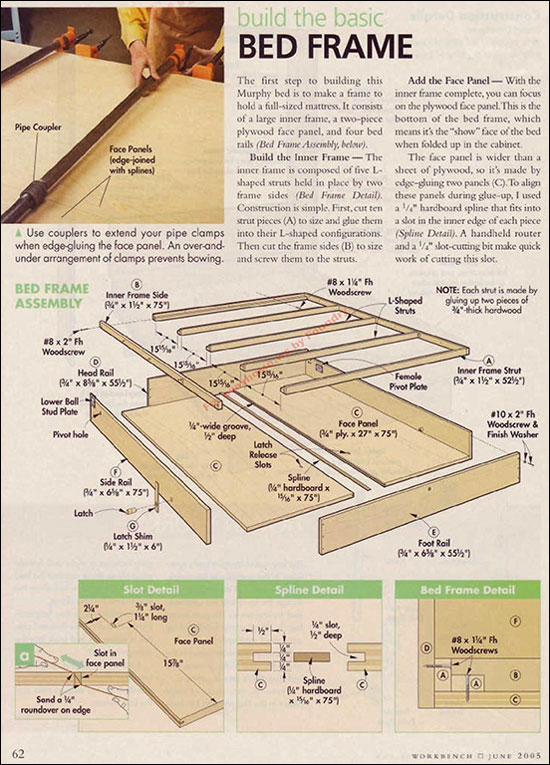 ساخت تخت چوبی
