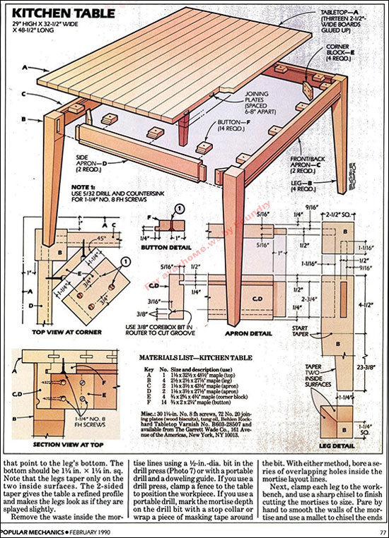 آموزش ساخت میز چوبی