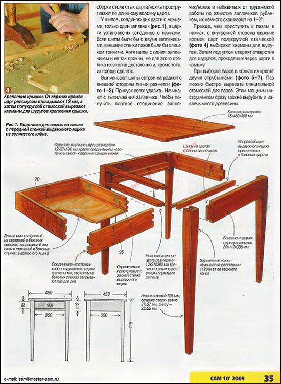 ابعاد میز چوبی دانش آموزی