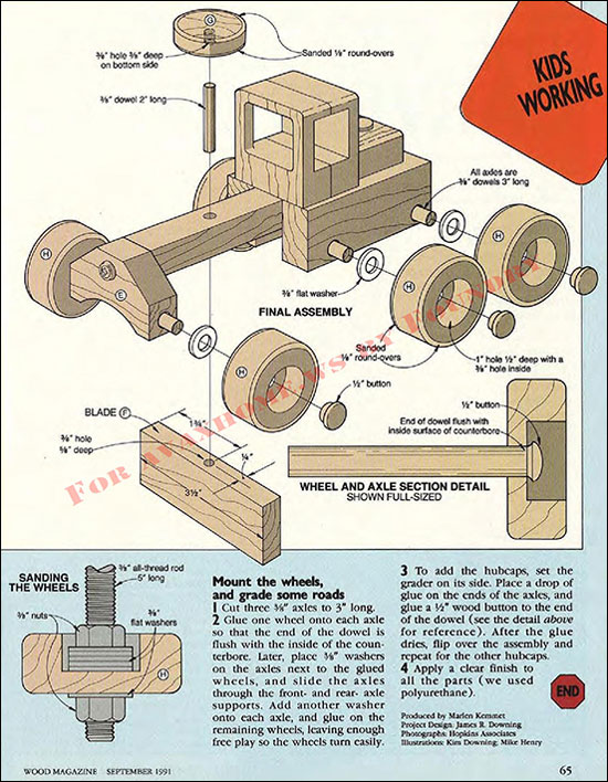 نقشه ساخت ماشین چوبی هموار کننده راه 